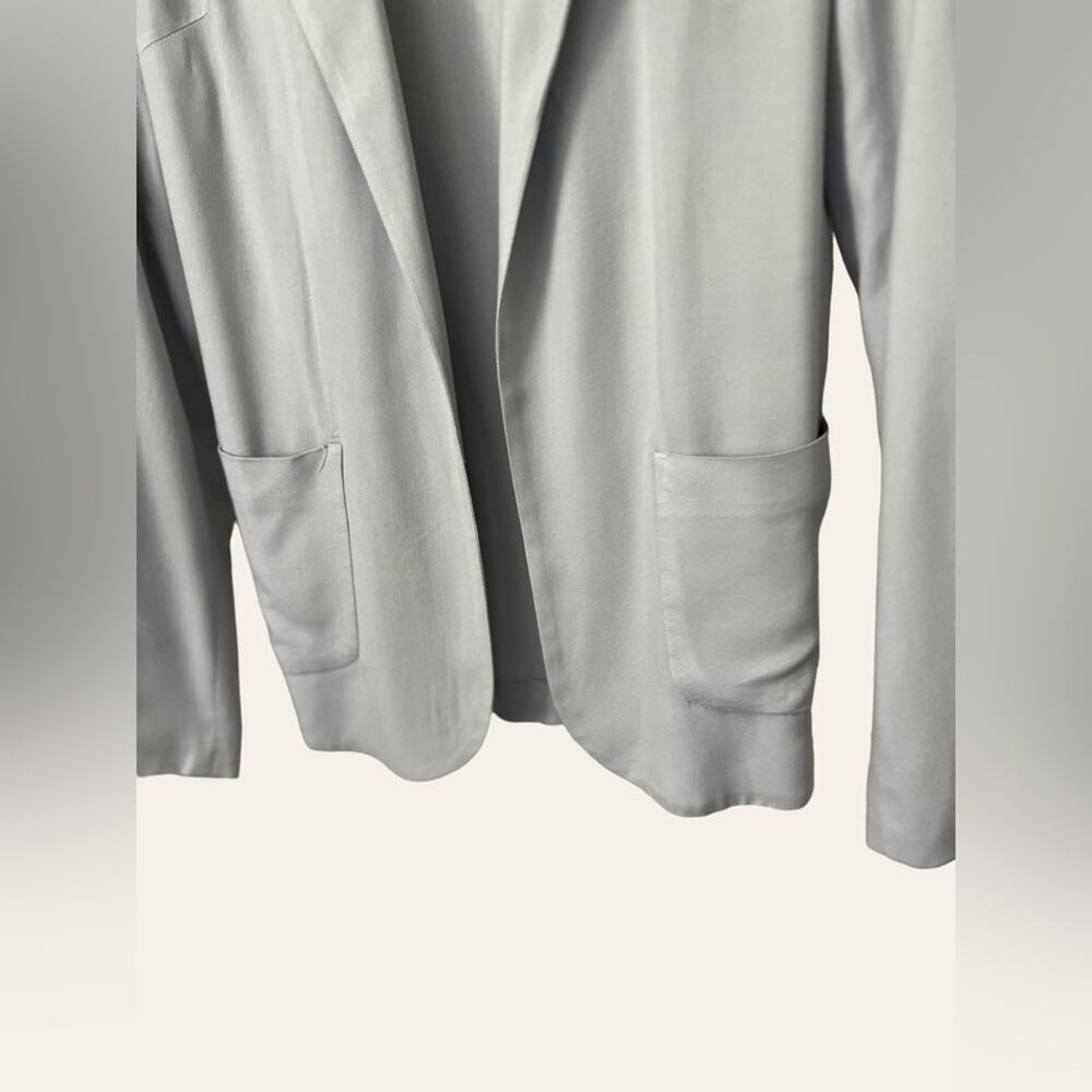 Aritzia Talula Light Blue Oversized Blazer Cardigan Jacket Size 0 - Picture 8 of 10